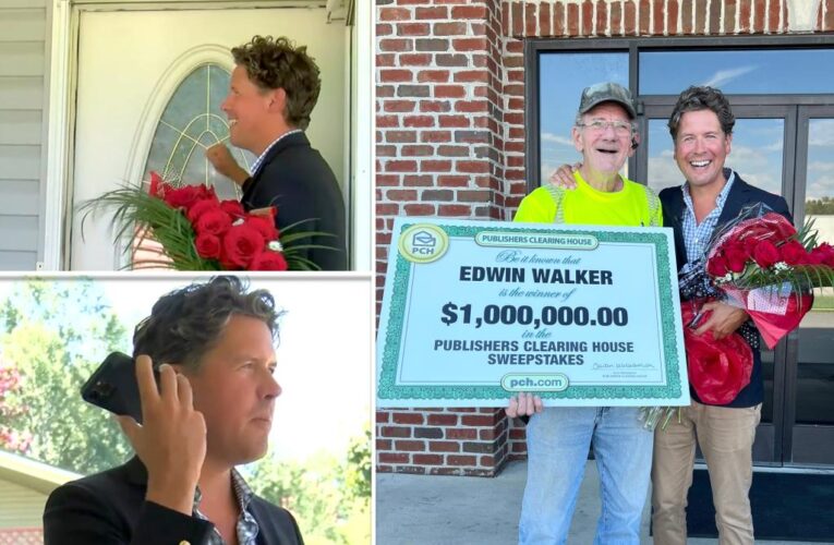 Alabama man Edwin Walker wins $1 million Publisher’s Clearing House sweepstakes — but wasn’t home when check came