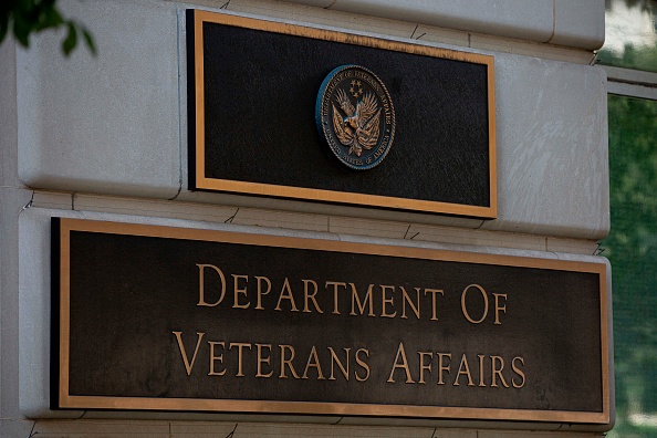 The US Department of Veterans Affairs building is seen in Washington, DC, on July 22, 2019. 