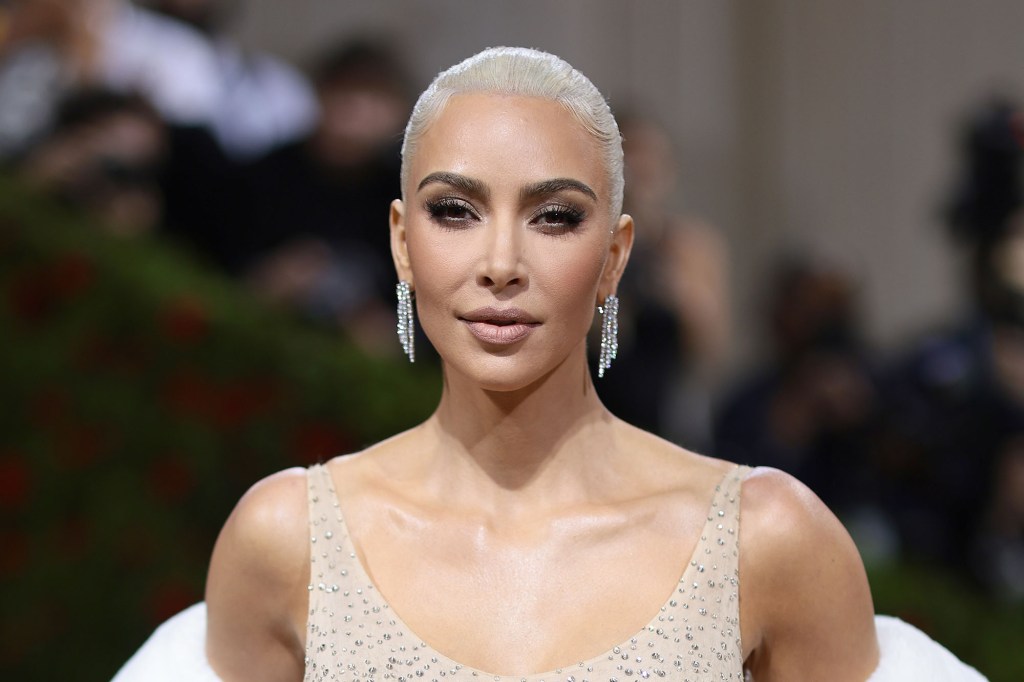 Kim Kardashian attends The 2022 Met Gala Celebrating "In America: An Anthology of Fashion" at The Metropolitan Museum of Art on May 02, 2022 in New York City.