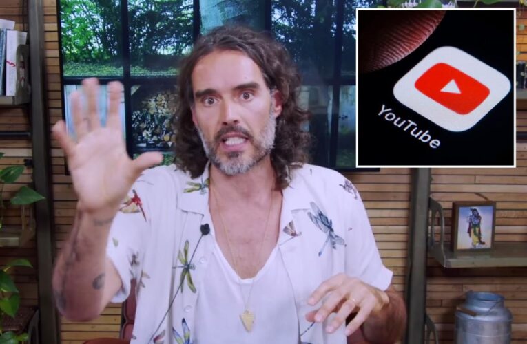 YouTube suspends Russell Brand from making money off the streaming site after sex assault claims