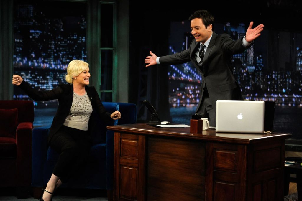 Amy Poehler and Jimmy Fallon 