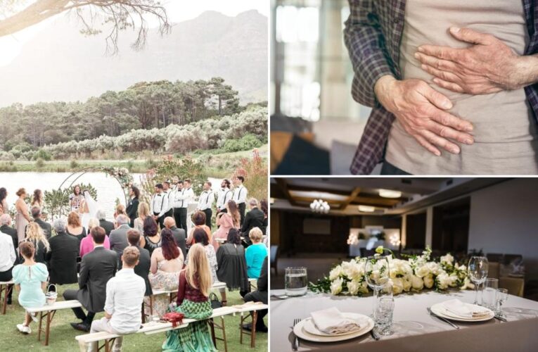Mystery swirls after 70 medical professionals fall ill at same venue where 30 wedding guests got diarrhea