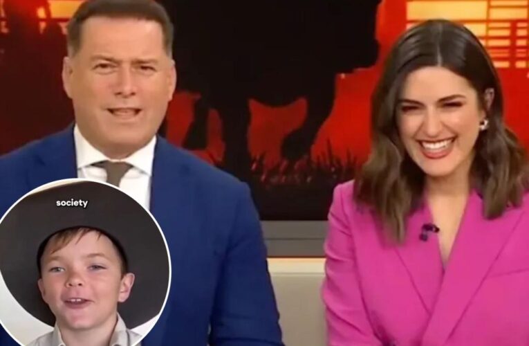 Australian TV hosts lose it over boy’s shocking vegan joke