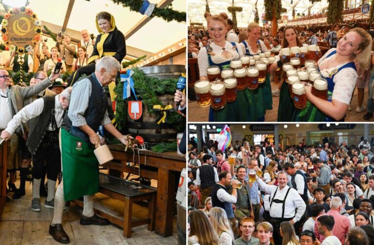 Oktoberfest 2023 begins in Germany as hundreds flock to Munich