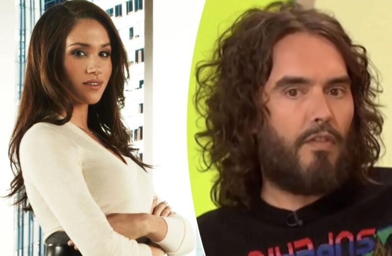 Russell Brand bragged about kissing Meghan Markle in 2010 film