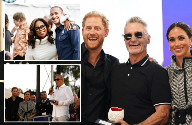 Meghan, Harry hobnob with Oprah, Kevin Costner at glitzy Santa Barbara fundraiser