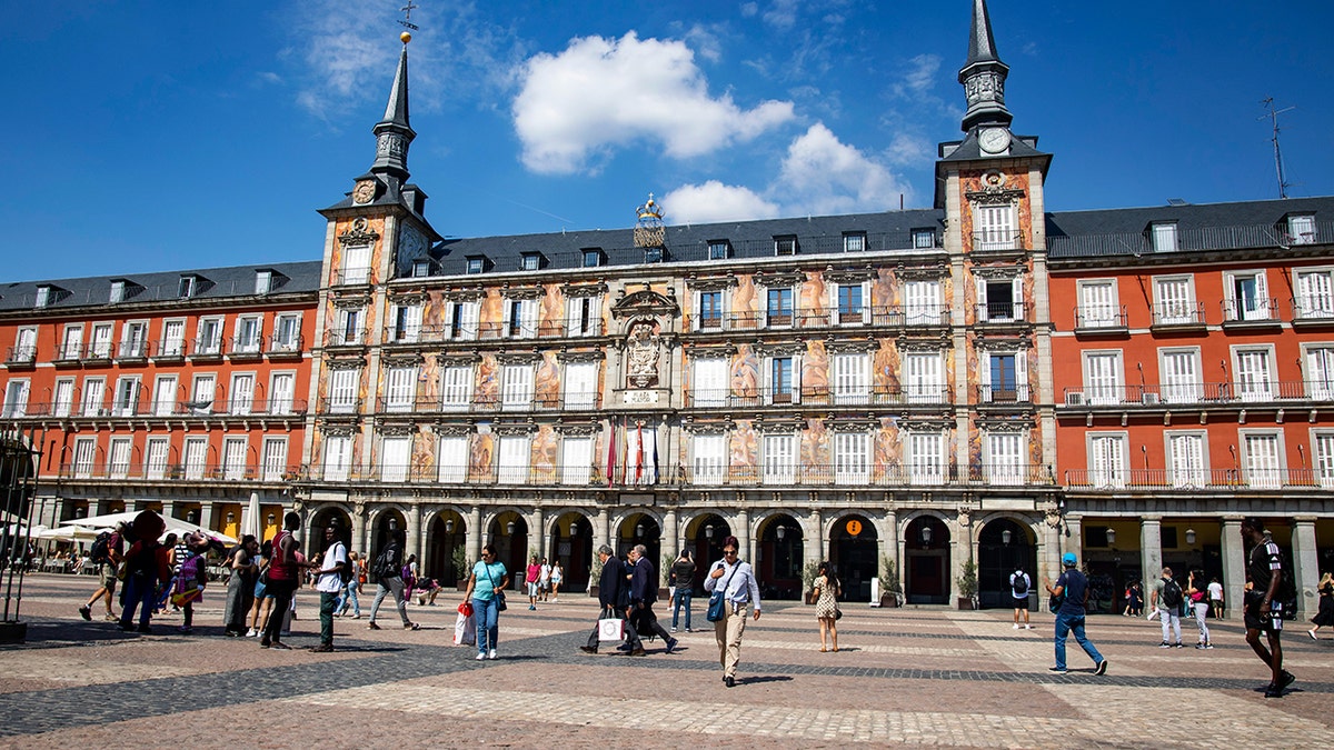 Plaza Mayor in Madrid, Spain