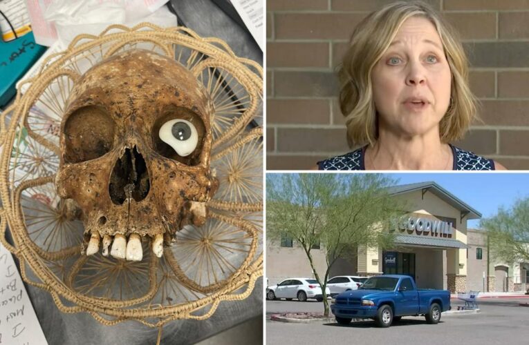 Arizona Goodwill employees find human skull with fake eye donated to store