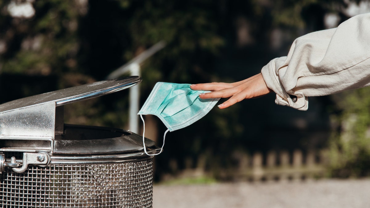 Throwing away mask