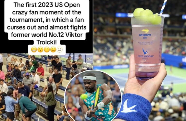 Tennis fans fed up with drunks at US Open: ‘70% are just loaded’