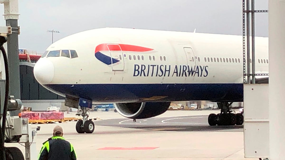 Bitish Airways plane on tarmac