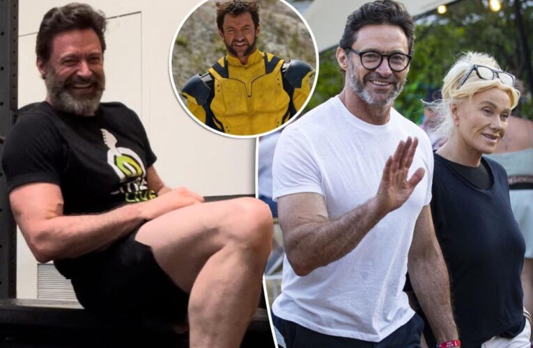 Hugh Jackman is jacked in ‘Wolverine’ training post-split