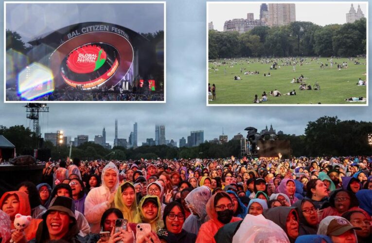 Central Park Great Lawn closed after Global Citizen Festival damage