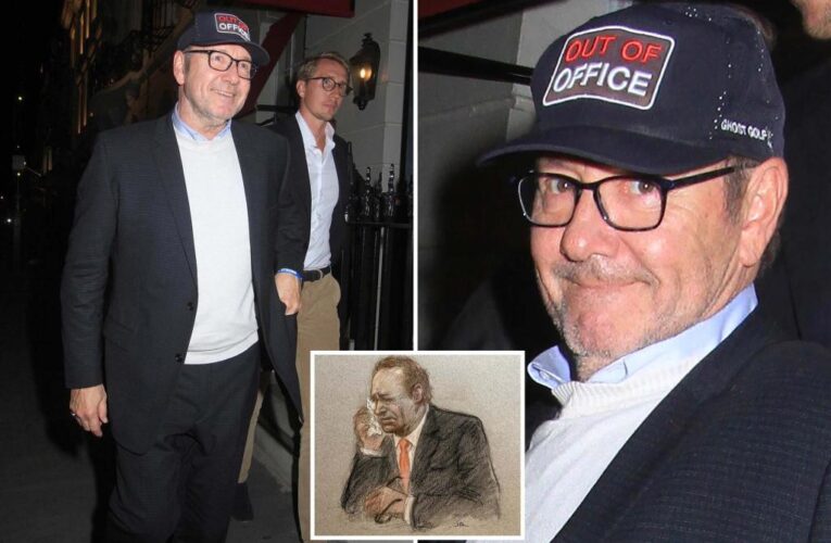Kevin Spacey seen for first time since heart attack scare