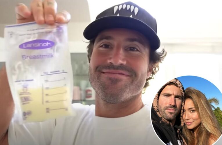 Brody Jenner makes coffee with fiancée Tia Blanco’s breast milk