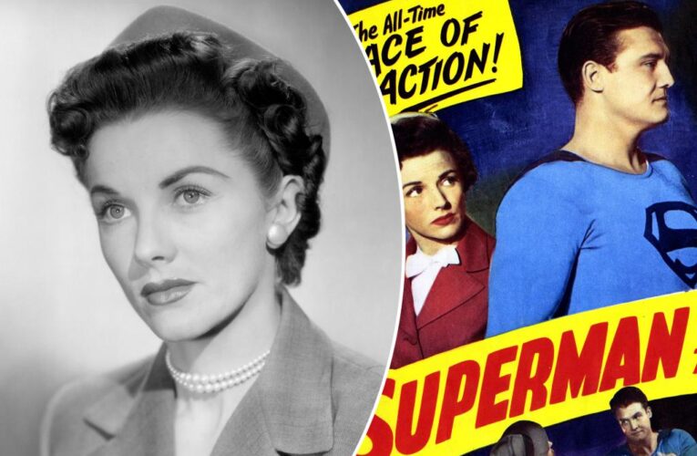 ‘Adventures of Superman’s Phyllis Coates, TV’s original Lois Lane, dead at 96