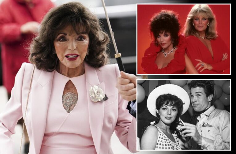 Joan Collins says Warren Beatty talked her into abortion