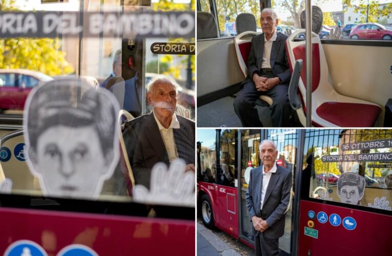 Roman bus tells of boy who escaped Nazis by hiding on it