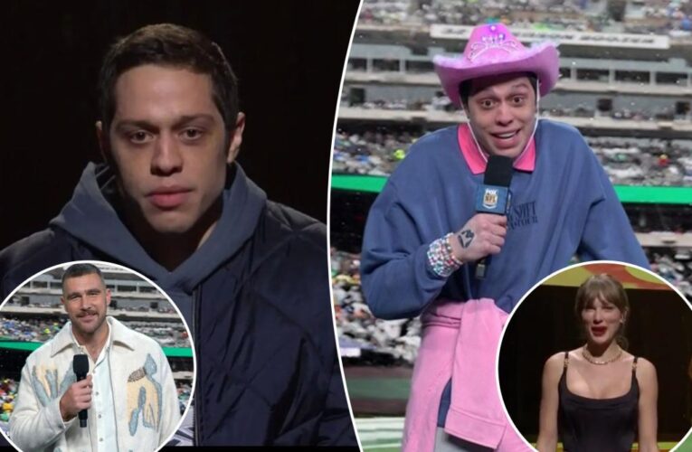 Pete Davidson hosts ‘SNL’ with Travis Kelce, Taylor Swift cameos