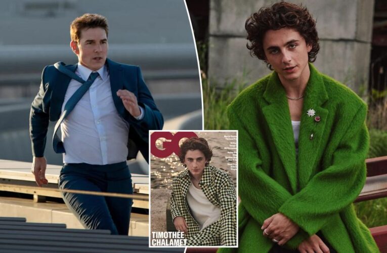 Tom Cruise sent Timothee Chalamet ‘war cry’ email about about trainers