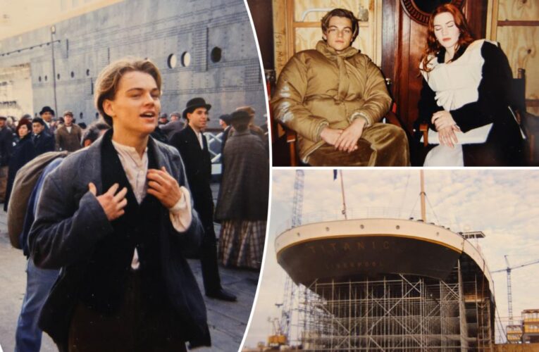 ‘Titanic’ BTS photos of young Leo DiCaprio, Kate Winslet