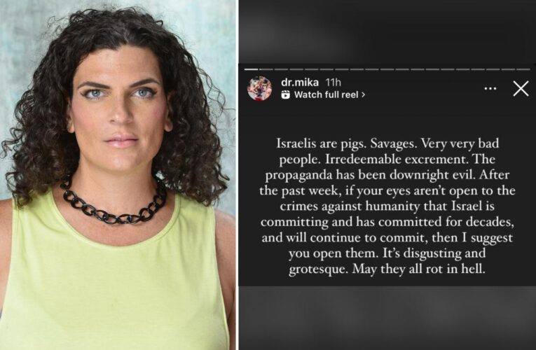 Dr. Mika Tosca, Chicago professor, apologizes for calling Israelis ‘pigs’ and ‘very bad people’