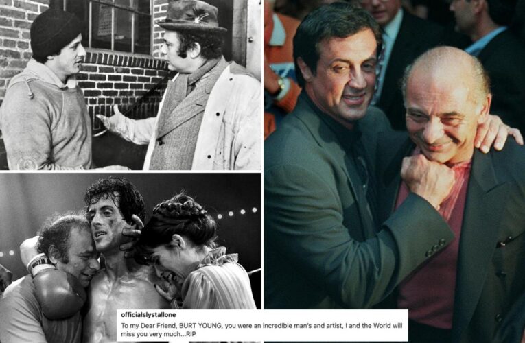 Sylvester Stallone reacts to ‘Rocky’ actor Burt Young death