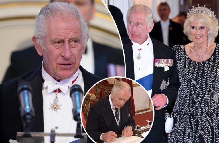 King Charles jokes about his ‘failing’ leaking pen disaster