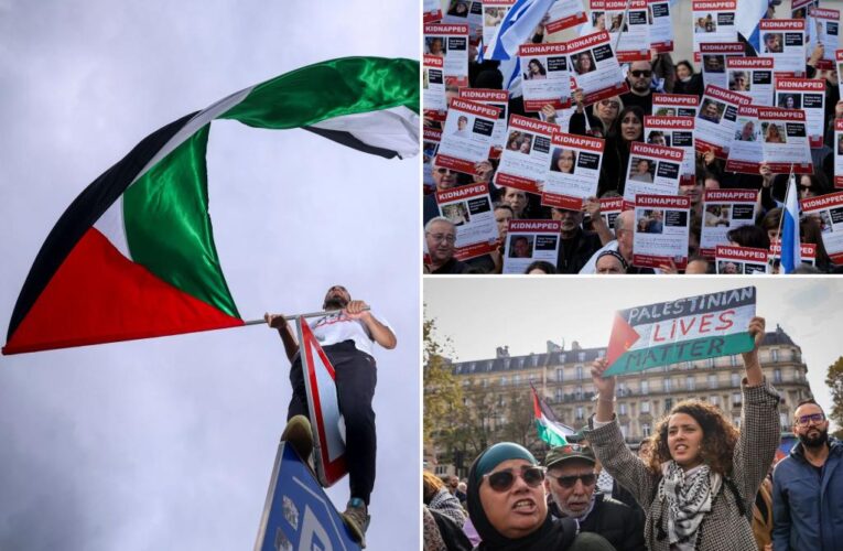 European cities split as demonstrators on both sides of Israel-Hamas divide rally in streets