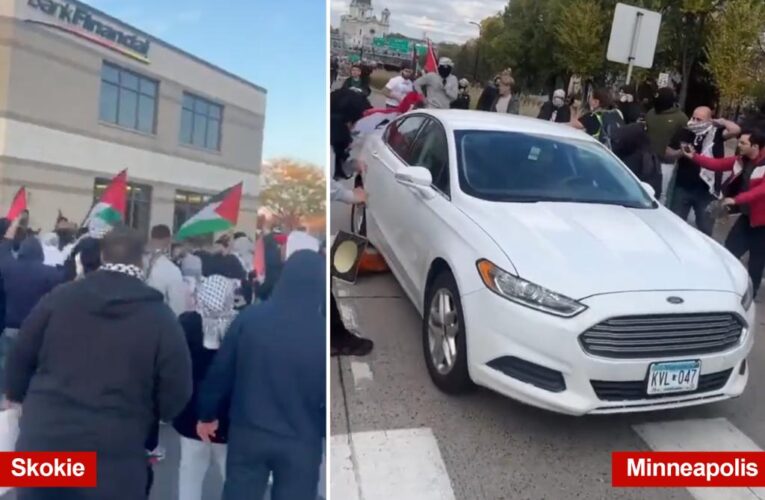 Shot fired during dueling Israel-Palestine protests in Illinois