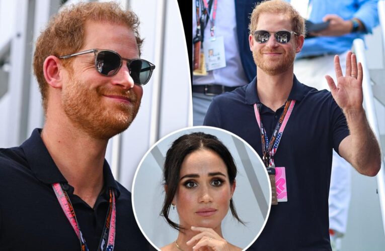 Prince Harry attends F1 Grand Prix without Meghan Markle