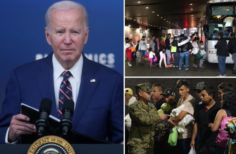 Nearly two-thirds of New Yorkers blame Biden for migrant crisis: poll
