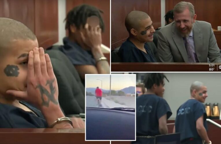 Las Vegas teens accused of killing Andreas Probst, laugh, flip of victims family during court hearing