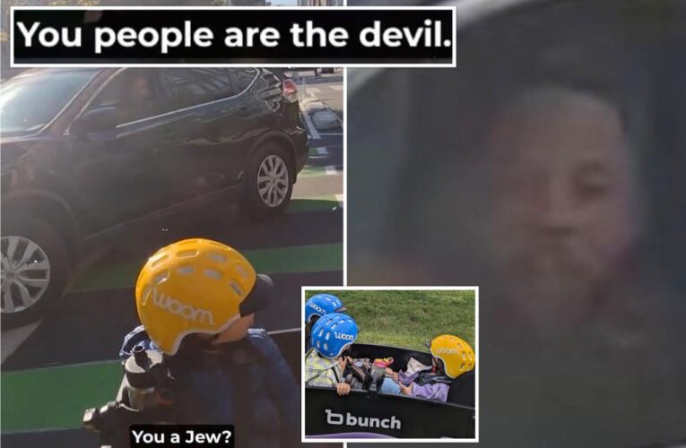 DC man manically laughs at Jewish woman and child while blocking the bike lane: ‘You are the devil’