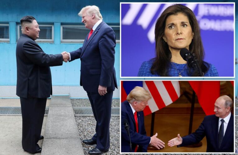 Nikki Haley slams Donald Trump for coziness with dictators