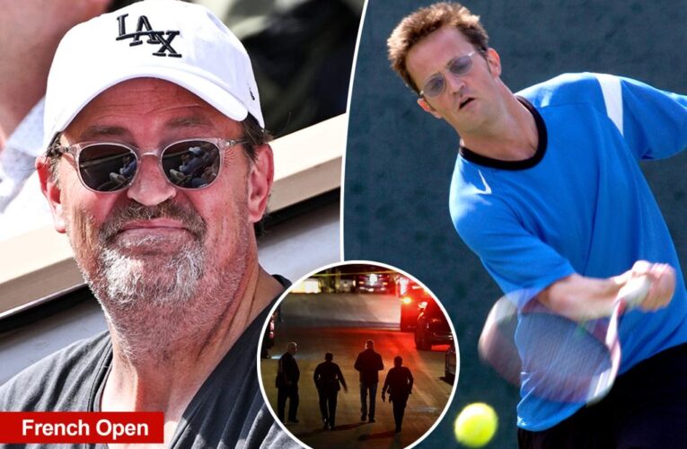 Matthew Perry spotted at French Open months before his death
