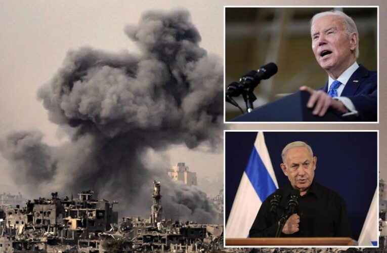 Biden holds emergency call with Netanyahu over protecting Palestinian civilians