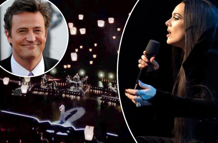 Adele pauses Vegas show to honor Matthew Perry after his death