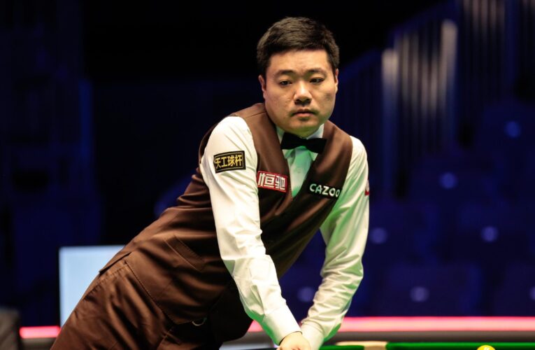 Ding Junhui docked frame for wearing wrong trousers in first English Open match – ‘My memory is not good’