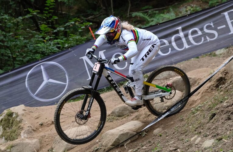 UCI Downhill World Cup 2023: Valentina Holl storms to overall victory to wrap up dream season