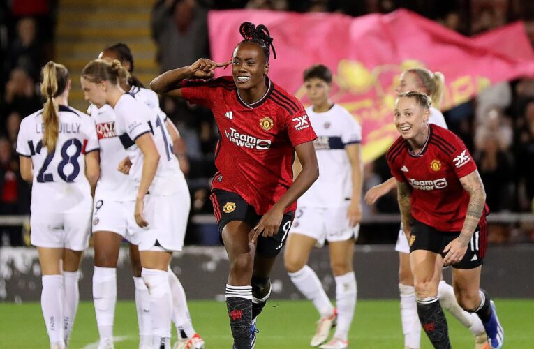 Manchester United 1-1 Paris Saint-Germain: Marc Skinner’s side earn draw in first-ever Women’s Champions League game