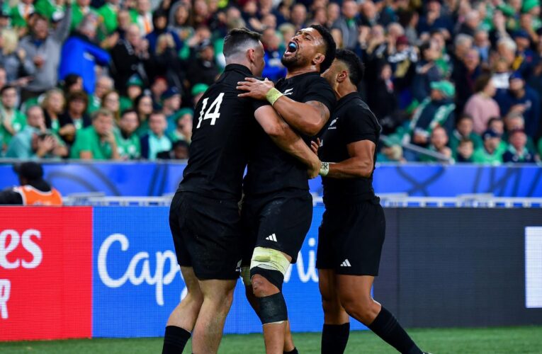 New Zealand 28-24 Ireland – All Blacks edge out gutsy Ireland in pulsating Rugby World Cup quarter-final