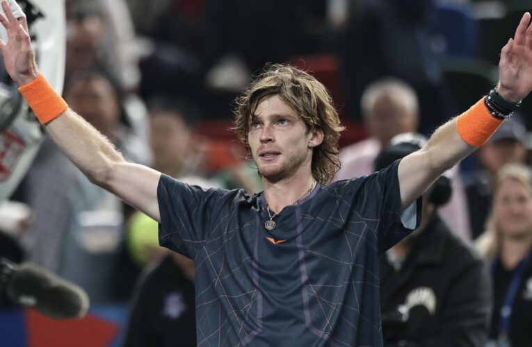Andrey Rublev reaches Shanghai Masters final with victory over friend Grigor Dimitrov to set up Hubert Hurkacz tie