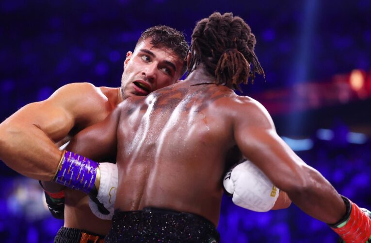 KSI claims ‘robbery’ as Tommy Fury edges controversial majority decision victory in crossover bout – ‘It’s outrageous’