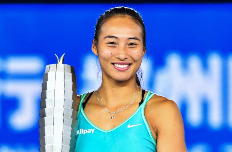 Zheng Qinwen says she ‘wanted too much’ after beating Barbora Krejcikova to win Zhengzhou Open