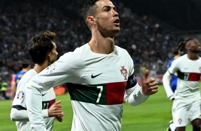 Bosnia and Herzegovina 0-5 Portugal: Cristiano Ronaldo strikes twice in first-half blitz as visitors continue hot streak