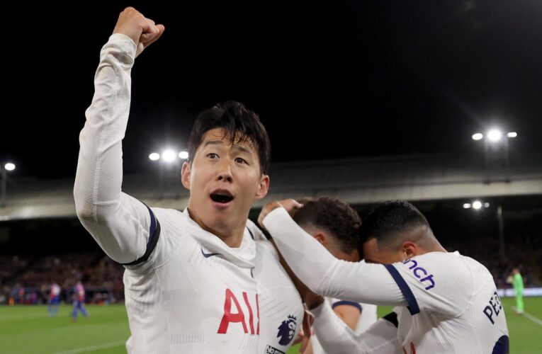 Crystal Palace 1-2 Tottenham Hotspur: Heung-min Son scores again as Ange Postecoglou’s Spurs stay top of the league