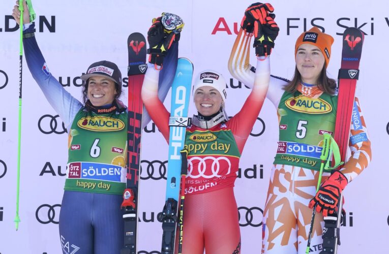 Lara Gut-Behrami reigns supreme and wins third World Cup event in Solden – ‘It’s amazing to win here’