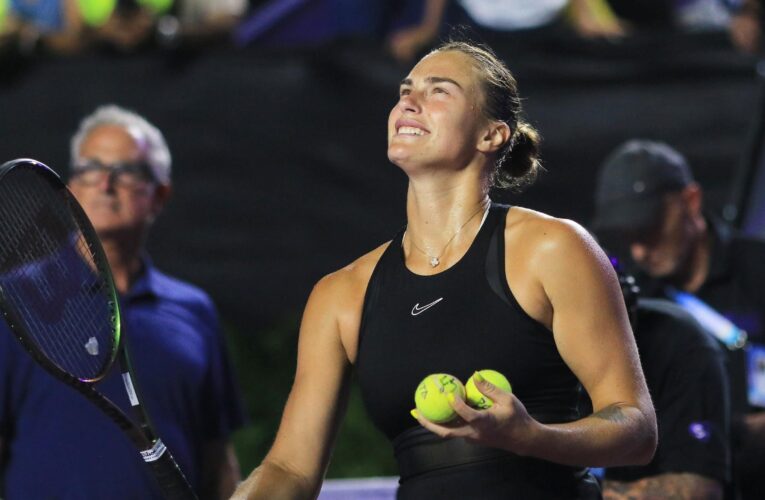 Aryna Sabalenka cruises past Maria Sakkari at WTA finals in ‘very bad day in the office’ for the Greek