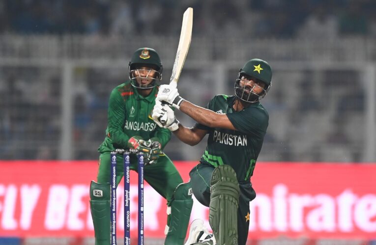 Pakistan keep semi-final hopes alive by eliminating Bangladesh from Cricket World Cup with win in Kolkata